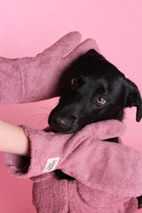 Dog Drying Mitts - Rust