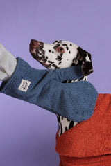 Dog Drying Mitts - Rust