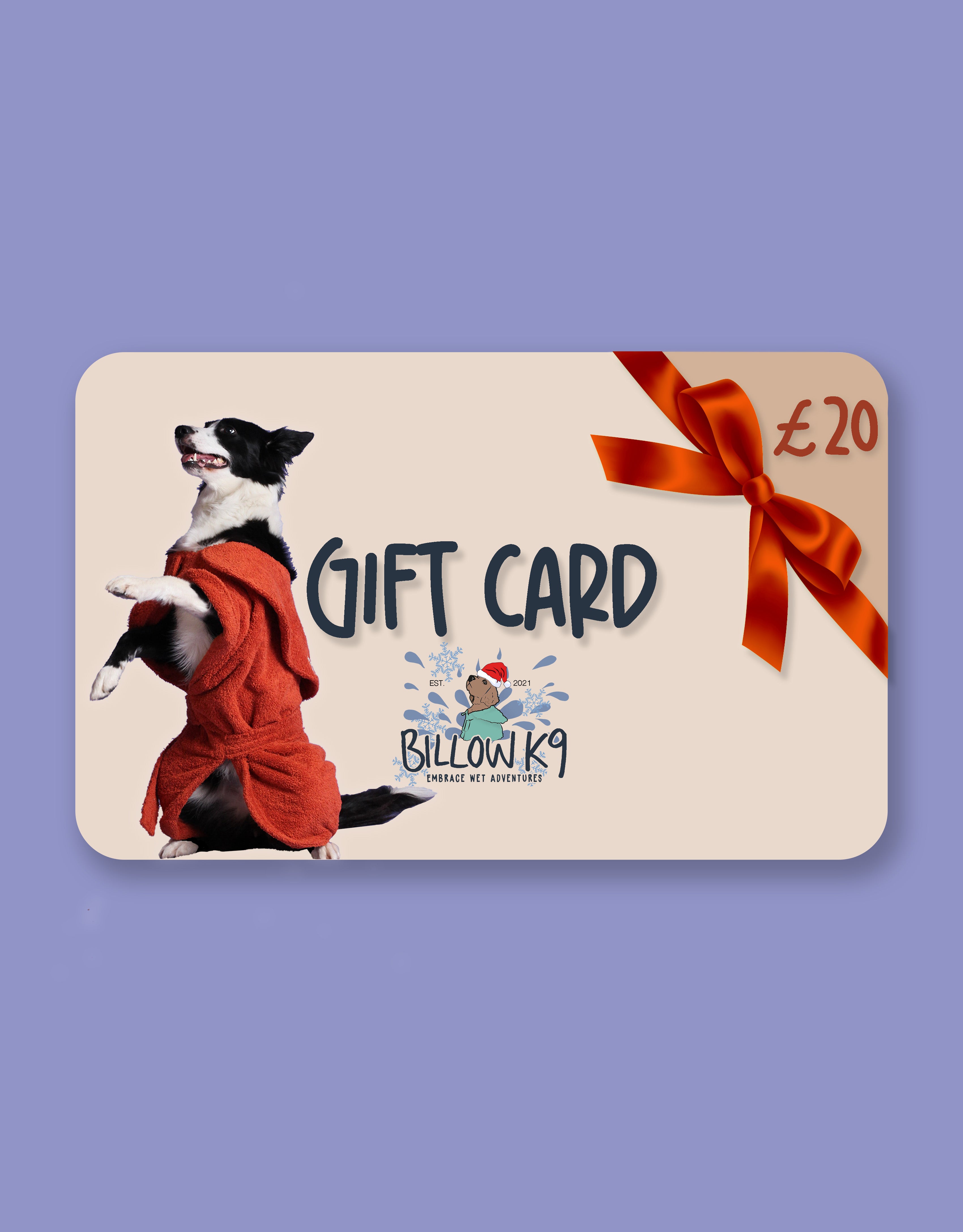 £20 BillowK9 Gift Card