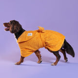 Dog Drying Coat - Yellow