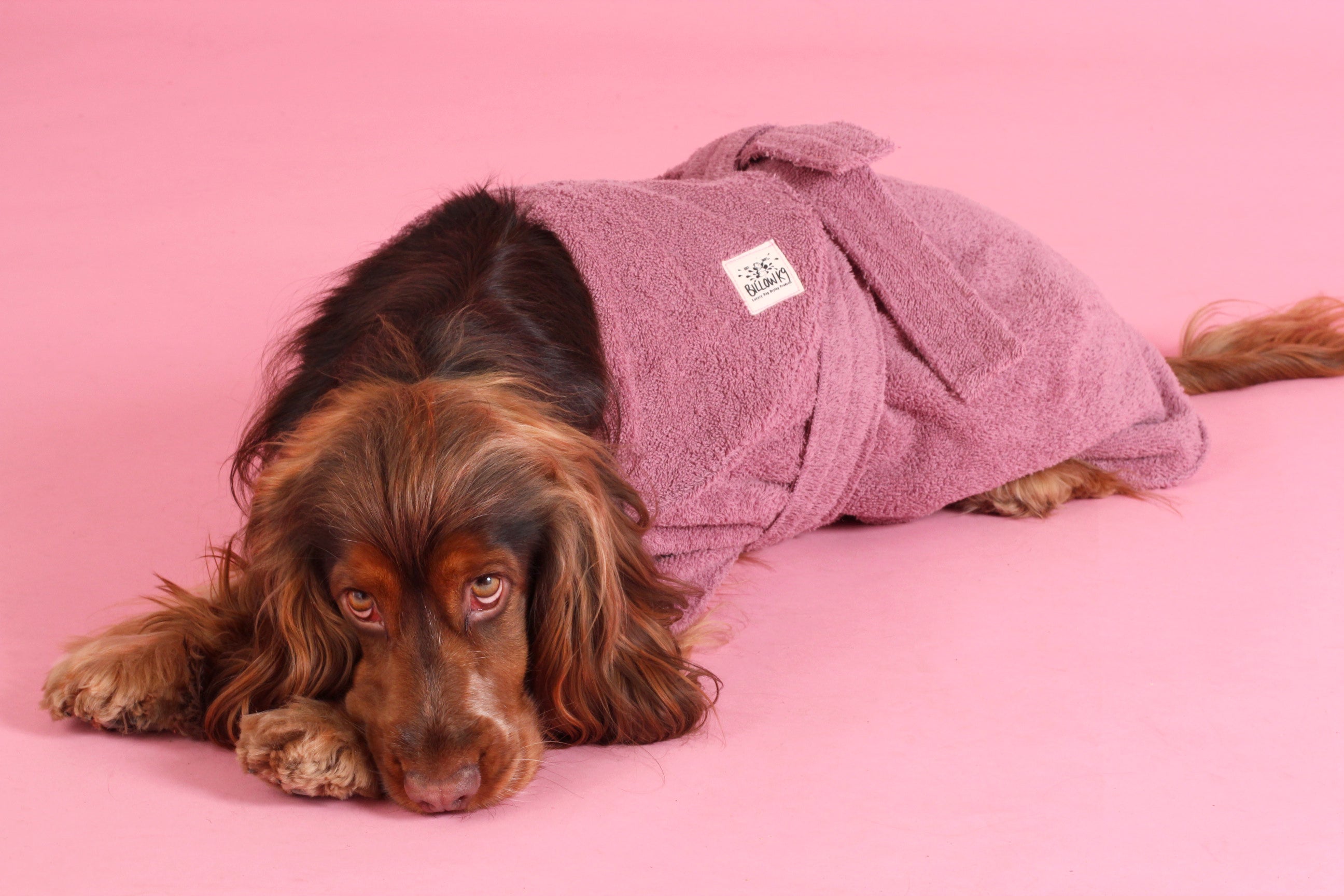 Dog Drying Coat - Pink