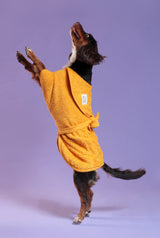 Dog Drying Coat - Yellow