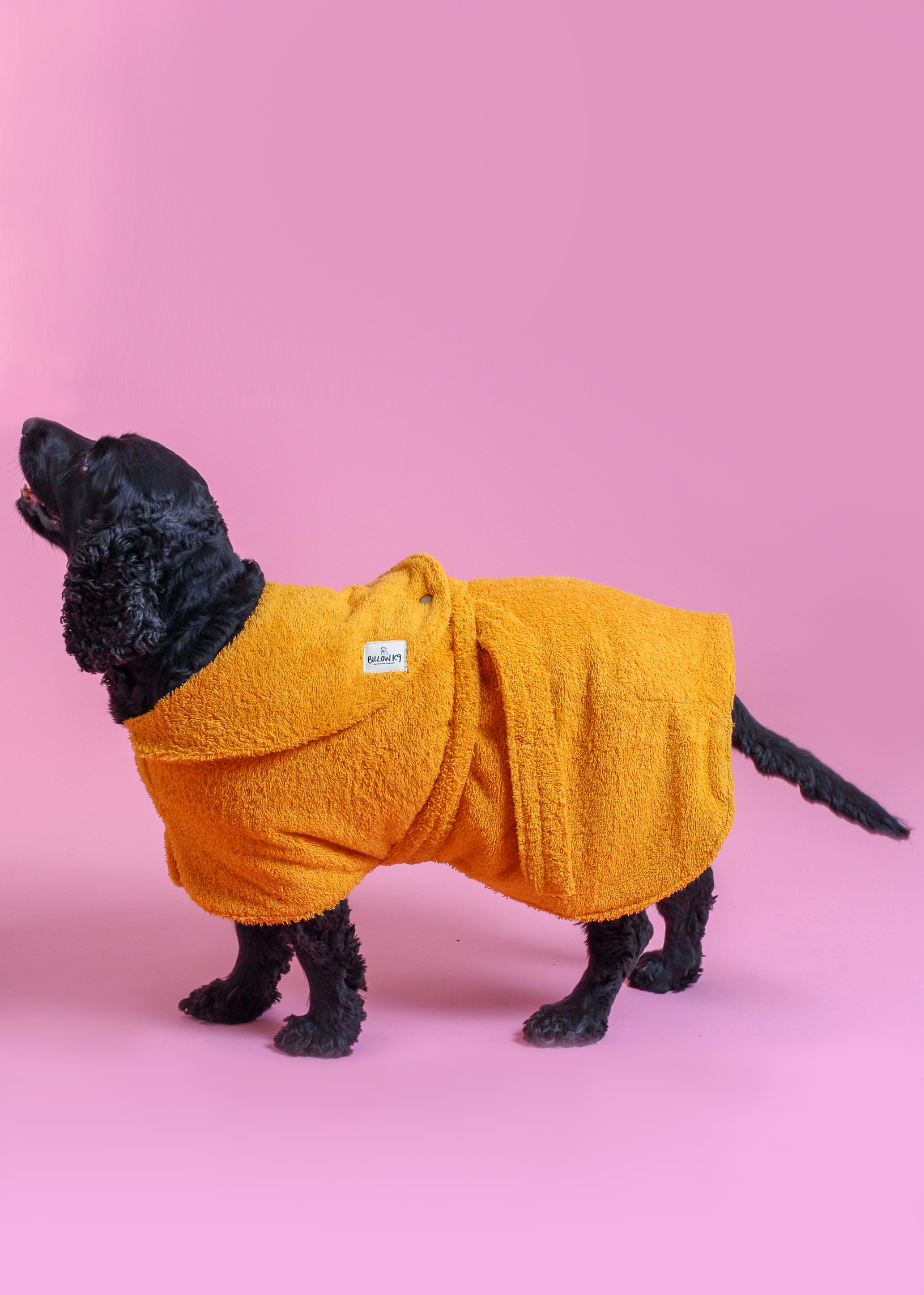 Dog Drying Coat - Yellow