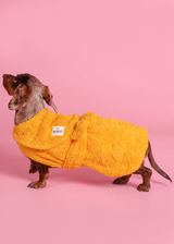 Dog Drying Coat - Yellow