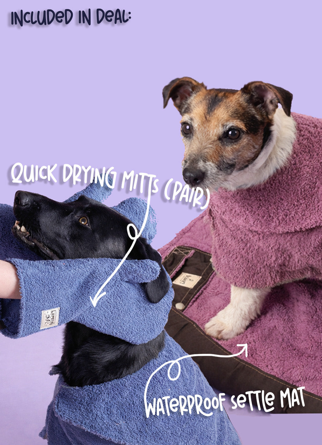 Mitts & Waterproof Settle Towel Mat Bundle Deal