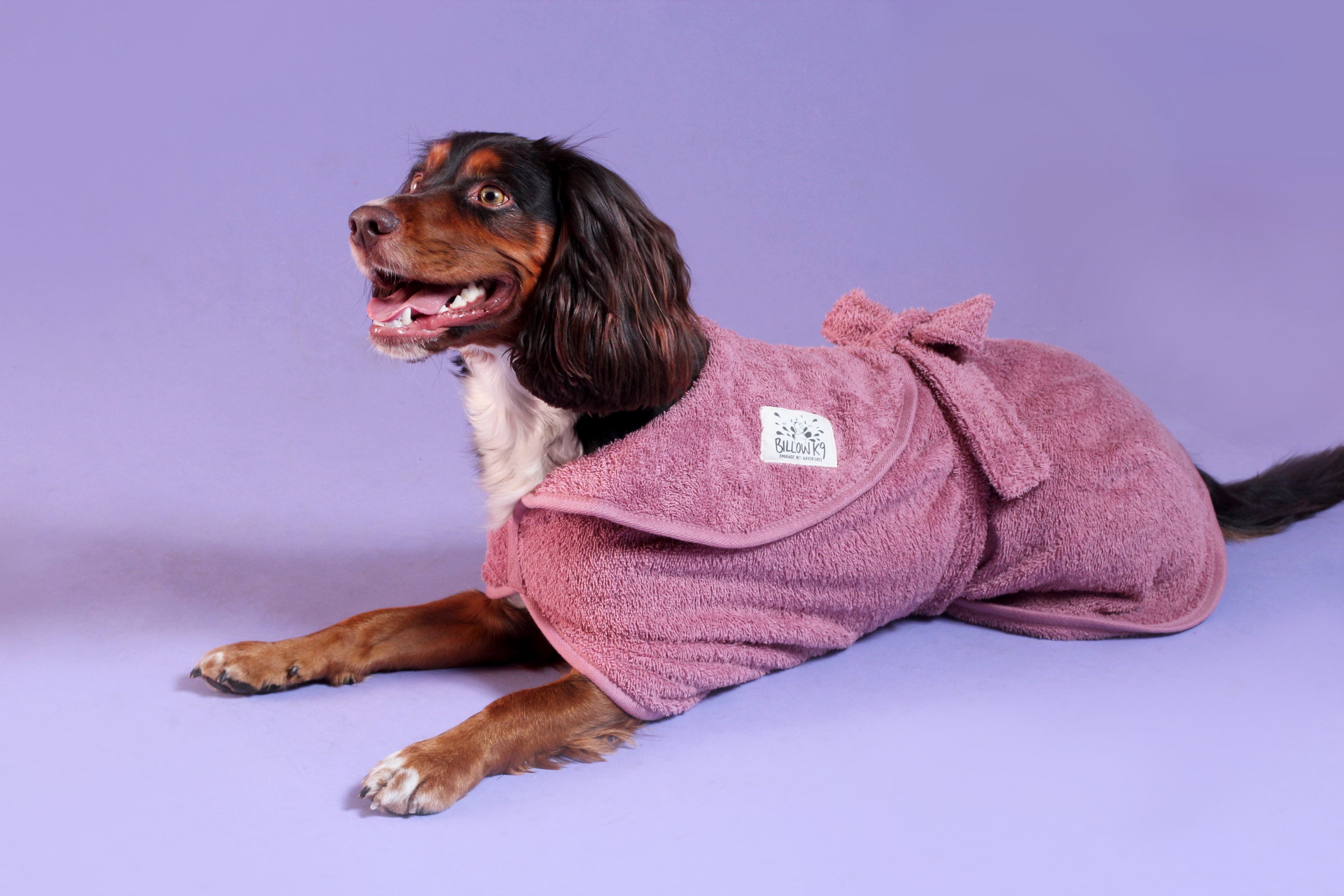 Dog Drying Coat - Pink